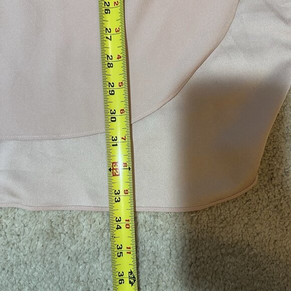 Nordstrom Top Women’s Large Pink Long Sleeve High Low V-Neck Top - Picture 9 of 12